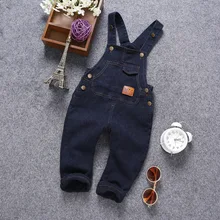 Детские брюки г., зимние стильные ковбойские штаны на подтяжках для мальчиков и девочек новая стильная детская верхняя одежда в Корейском стиле