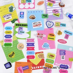40 Pcs Set Party Graffiti Theme DIY Mini Paper Sticker Diary Album Scrapbooking Decoration Sticker Kawaii Stationery