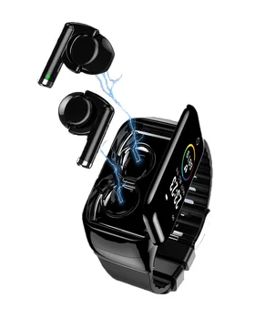 

M7 Smart Watch with Earphone BT5.0 Support Bluetooth Calls Heart Rate Monitor Smartwatch Headphones Men Presale