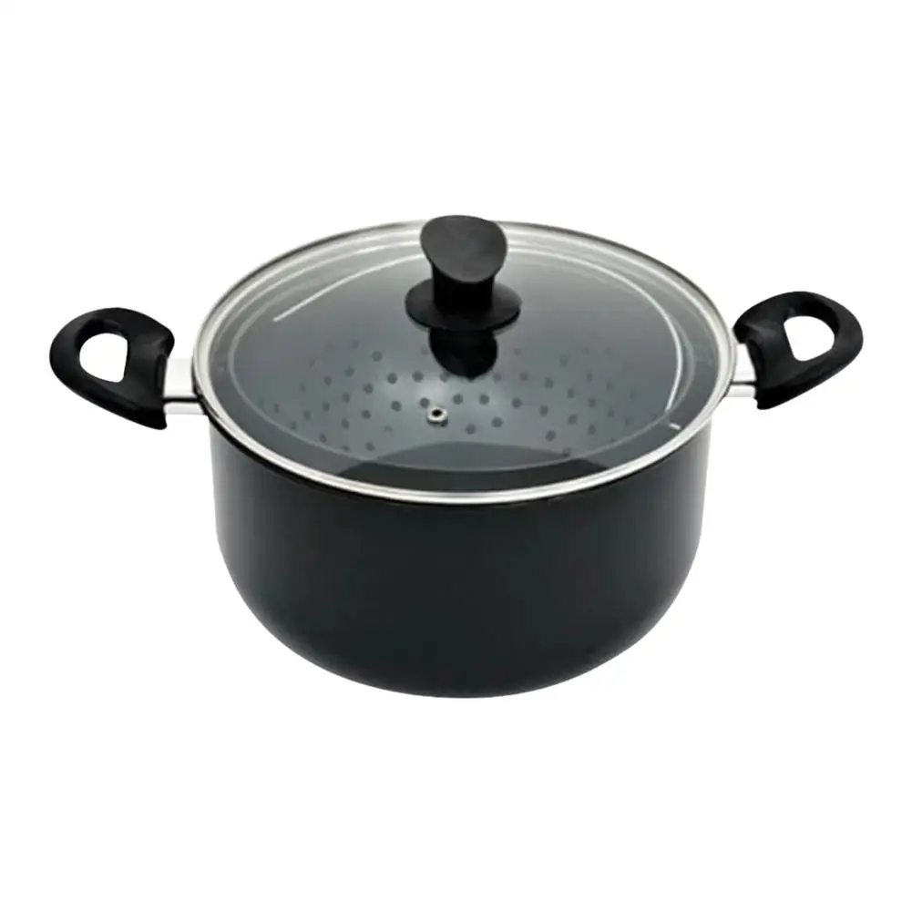 

2-in-1 Cooking Pot With Swivel Strainer Not Sticky Practical Cooking Pot For Kitchen Drain Pasta Vegetables Pot Kitchen supplies