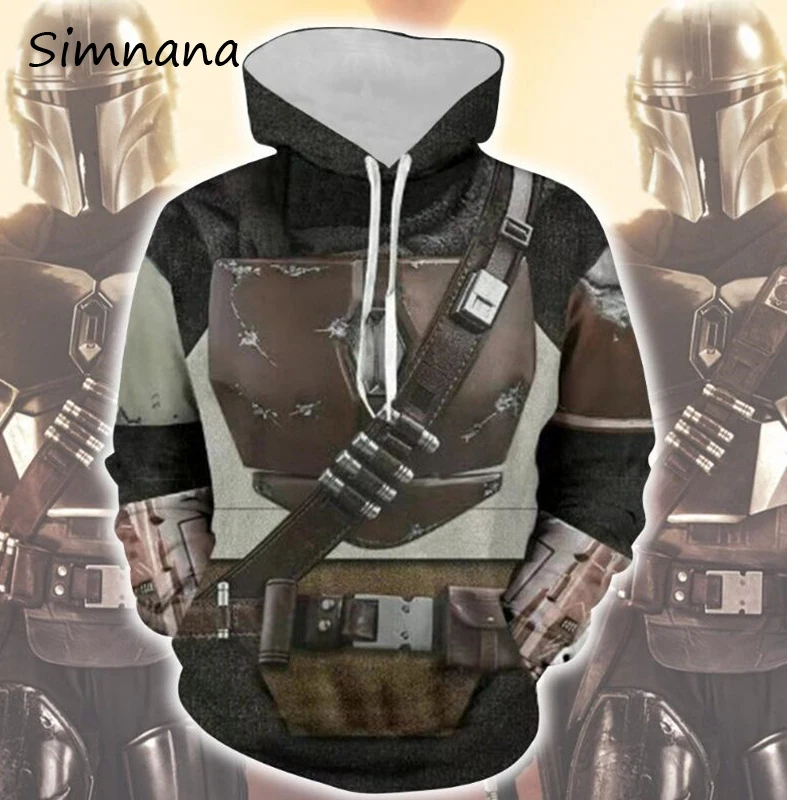 

Star Wars The Mandalorian 3D Print Hoodies Sweatshirts Cosplay Costumes Hooded Casual Coat Jacket