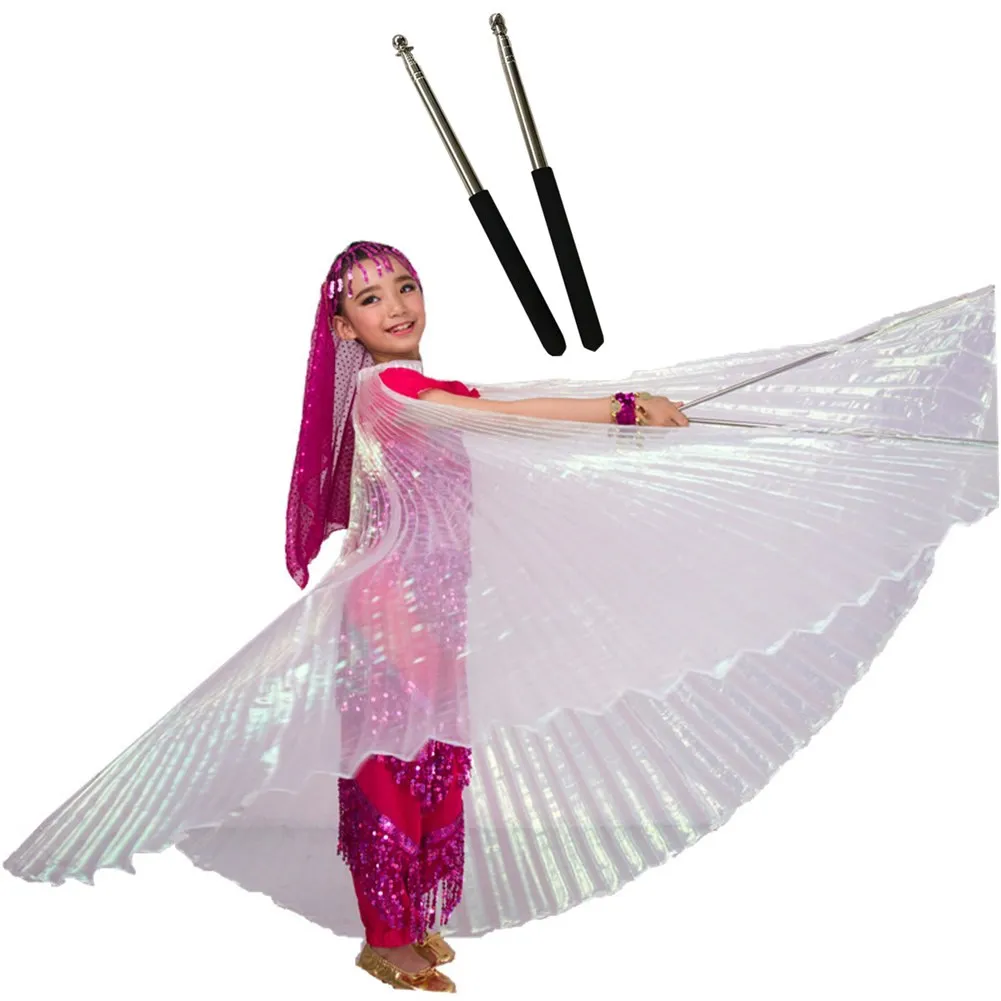 Крылья для танца живота, палочки для танца живота, костюмы для танца живота, египетские крылья Isis для детей, девочек, детские золотые, черные, 11 цветов, Robs