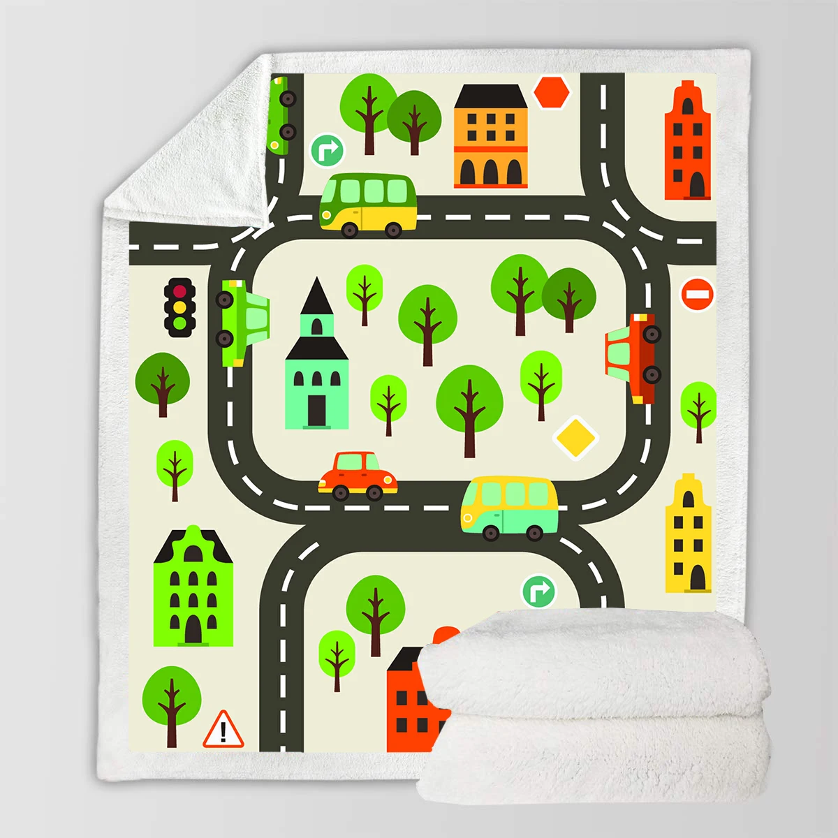 Детский теплый плед с мультяшными автомобилями, шерстяное одеяло Коралловое одеяло для путешествий, Новое поступление, зимнее одеяло для