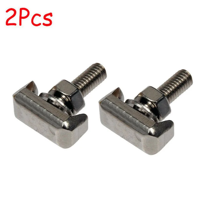 Battery 2pcs T-Bolts Terminal Connectors Replace#64740 Stainless Steel