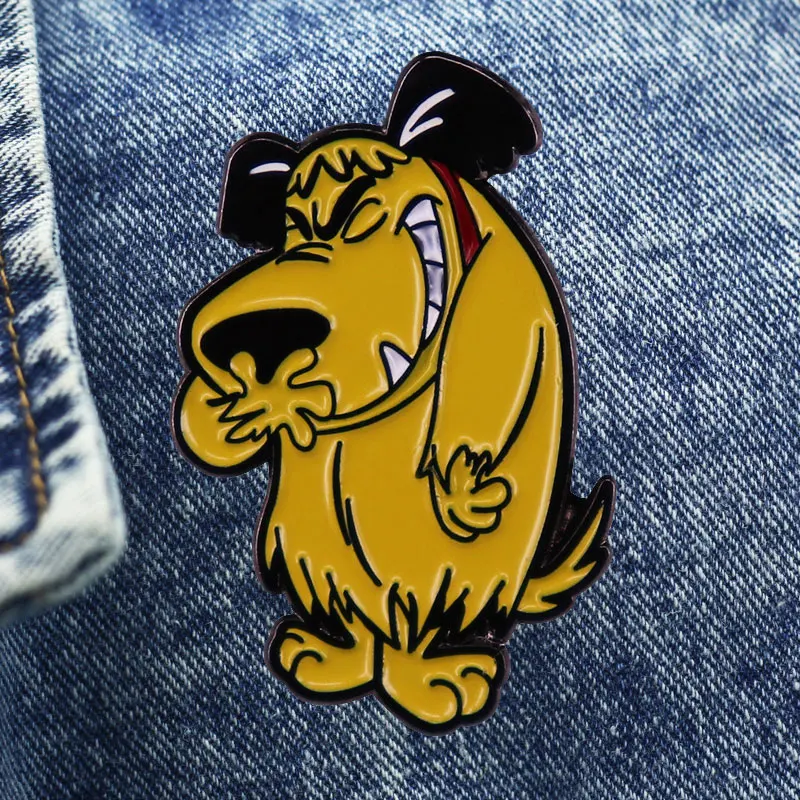 Steampunk Medal Pin Drape Badge Brooch Cartoon Dog Muttley Wacky Races - Foto 5