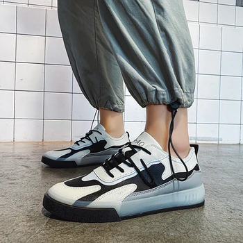 

Men Shoes Casual 2020 Men Lace-up Mesh Shoes For Men Breathable Comfortable Fashion Flat Men Sneakers New Design Shoes Men