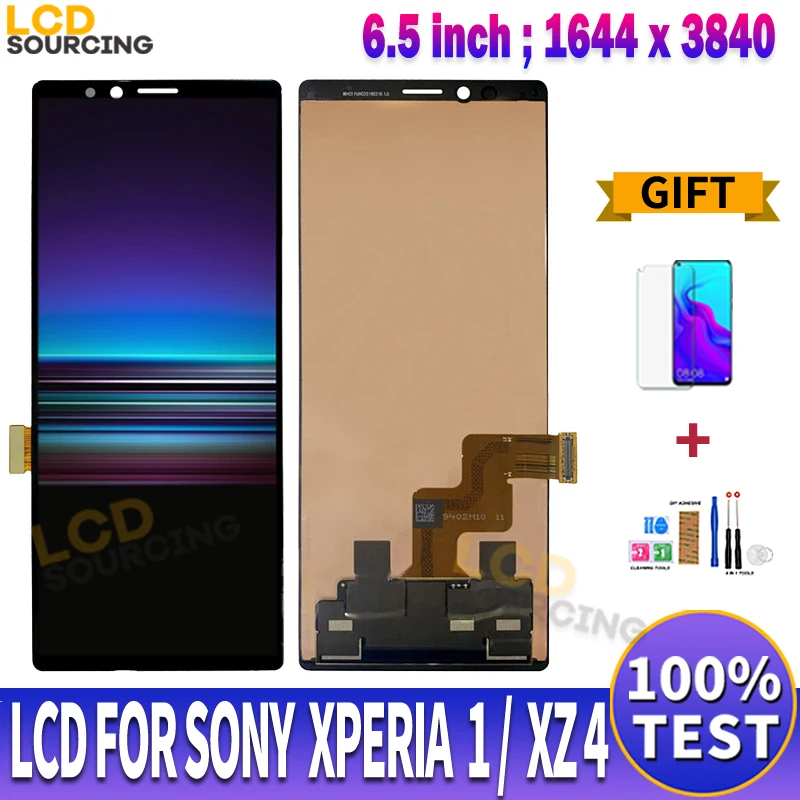 US $154.08 65 inch LCD For Sony XZ4 LCD Display Touch Screen Digitizer Assembly for Sony Xperia X1 LCD J8110 J8170 J9110 Replace