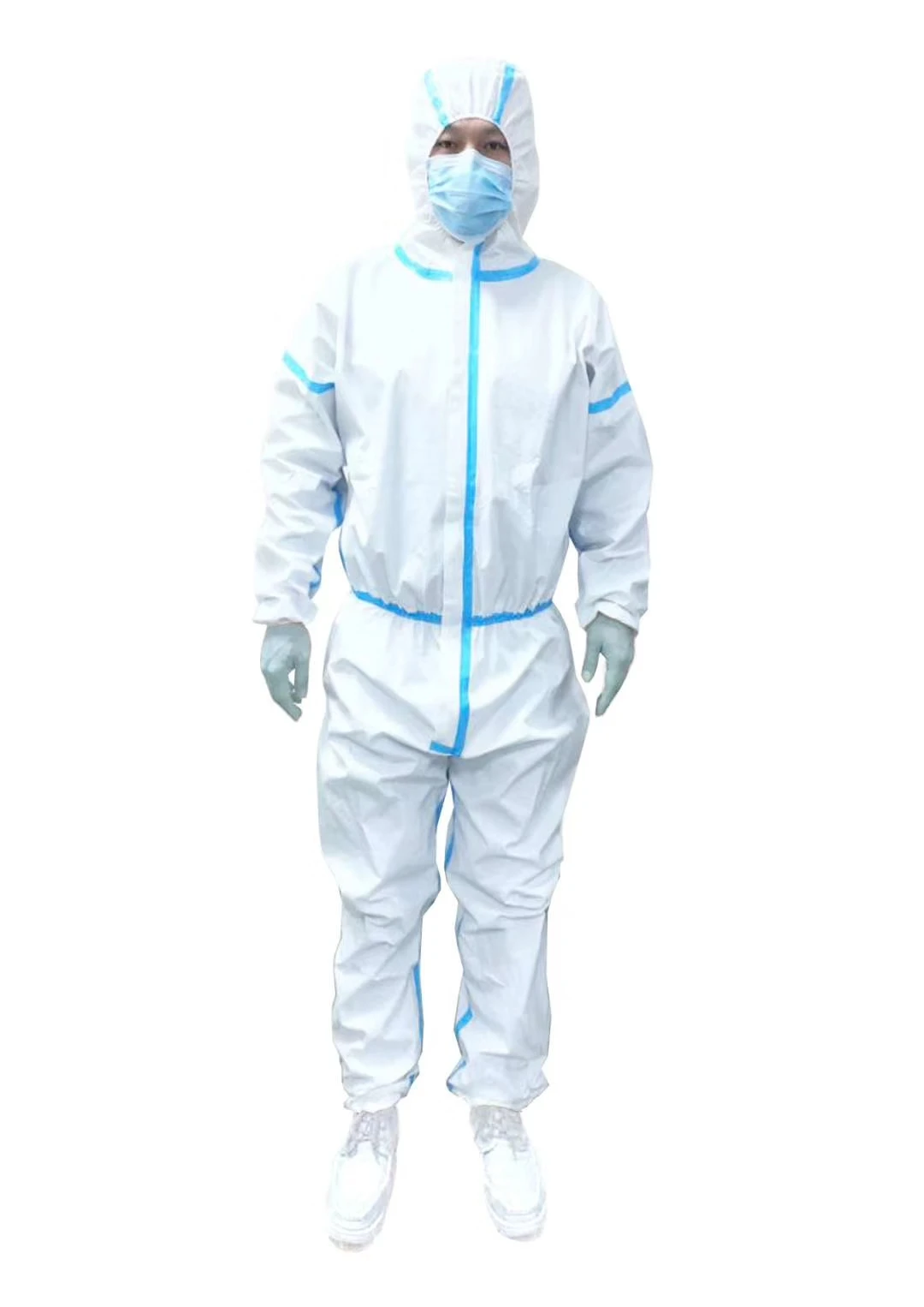 

Medical Protective Suit Clothing Coverall Suit Hospital Isolation Protective Uniforms Work Wear Non-Wovenfabric Fast Shipping