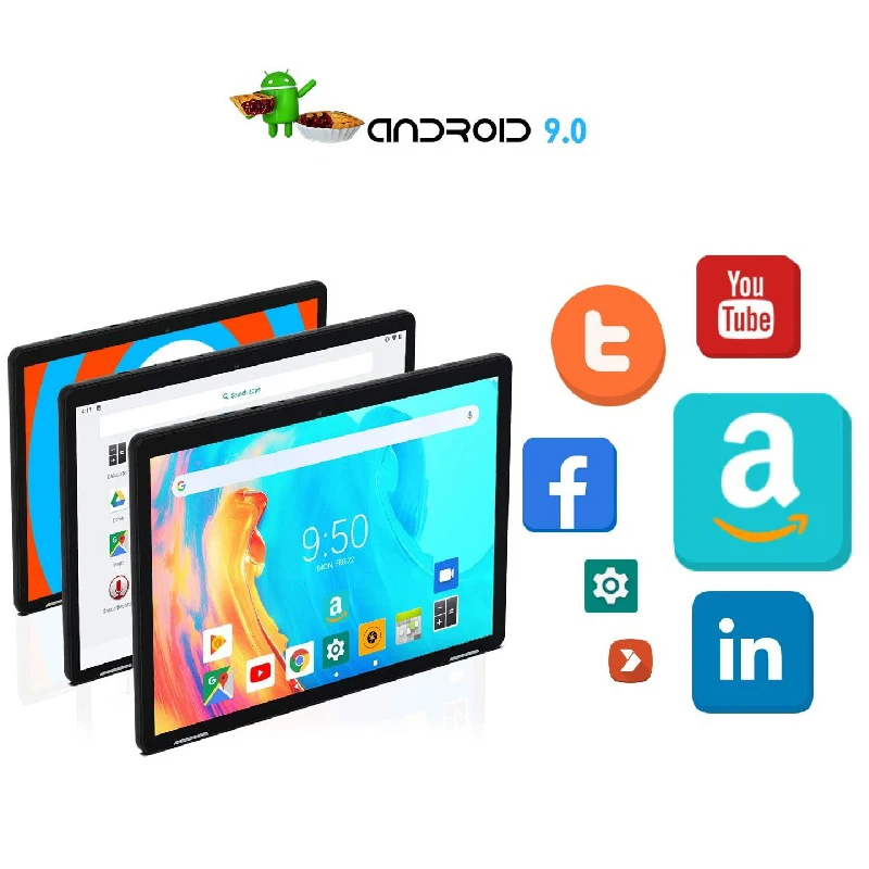 US $90.19 10 Inch PC Tablet 1280x800 IPS HD Screen Android 90 Octa Core GPS FM Bluetooth 5MP Camera 2GB RAM 32GB ROM 101 Tablet