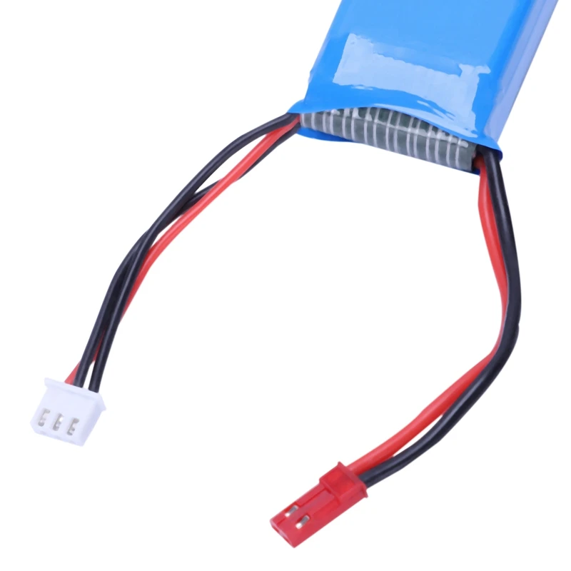 Топ 2 шт 7,4 V 1100Mah 25C 2S Lipo батарея Jst разъем перезаряжаемая для Wltoys A949 A959 A969 A979 Rc автомобиль самолет Дрон