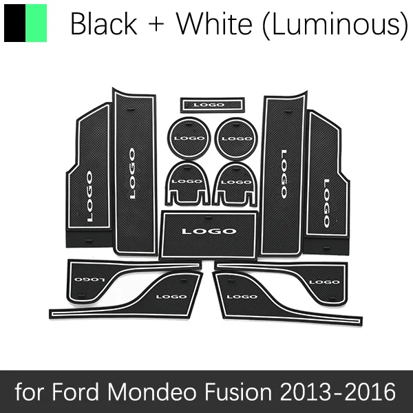 Автомобильный Гаджет коврик для Ford Mondeo Fusion 2013 в MK5 аксессуары гелевая накладка резиновый слот для ворот коврик для чашек Tapis Voiture