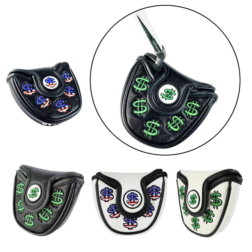 American Styles Golf Club Putter Headcover Waterproof Golf Mallet Head Cover Center Universal Putter Guard fit Most Putter Head