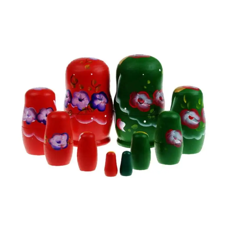 Новинка, русские Матрешки, деревянные Matryoshka, набор кукол, ручная роспись, Декор, русские Матрешки, детские игрушки, кукла для девочек