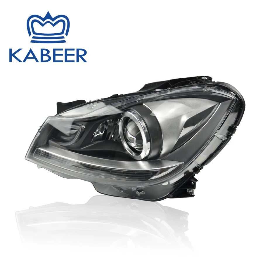 Headlamp Assembly fit Mercedes-Benz C class W204 2012- Complete Plug&Play Xenon upgrade New Style Modified version