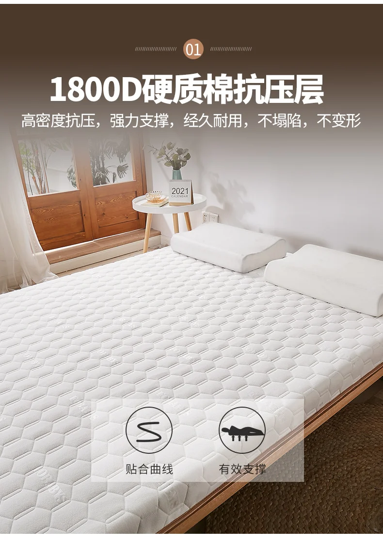 Description Picture 6 of itemDropshipping Customizable Size Mattress Soft Mattress Home Tatami Mat Was The Floor Mat Student ZHA03-53599