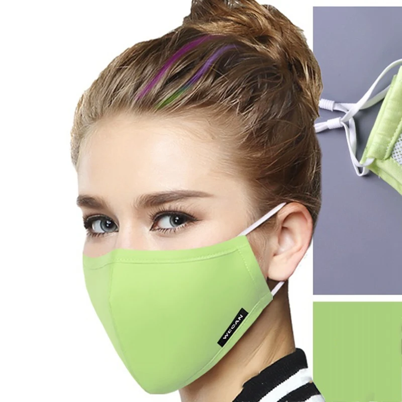 Хлопок PM2.5 анти-Дымчатая маска против пыли рот маска Активированный уголь фильтр рот Муфельная Маска Тканевая маска для лица
