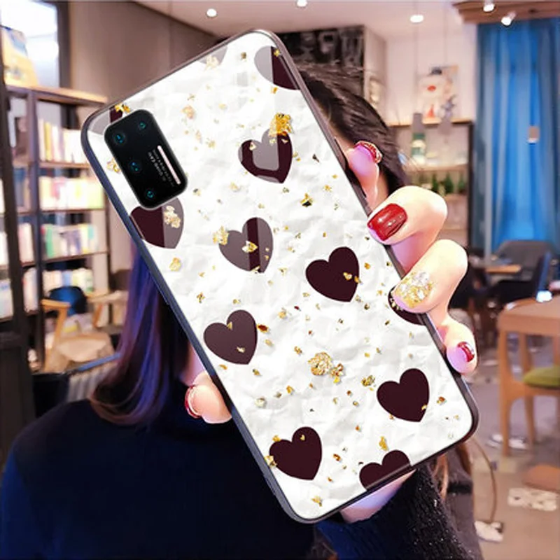 Для Smartisan Nut Pro 3 чехол DT1901A закаленное стекло+ ТПУ силиконовая рамка твердая задняя крышка для Smartisan Nut Pro3 стеклянный чехол в виде ракушки - Цвет: A4