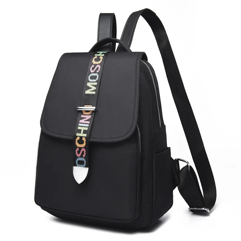 

Backpack Female Backpack 2018 New Style Casual Fashion Oxford Cloth Ribbon Tassels Versitile Fashion Women's Travel Bag