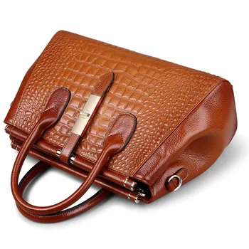 

New Women Handbag Genuine Leather OL Office Luxury Handbags Female Shoulder Messenger Ladies Hand Bags Designer Modis Sac A Main