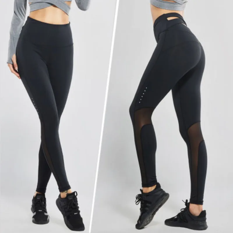 

2019 Plus Gym Women's Autumn Winter Yoga Pants High Waist Black Pants Women's High Stretch Leggings Stretch Women's Pants