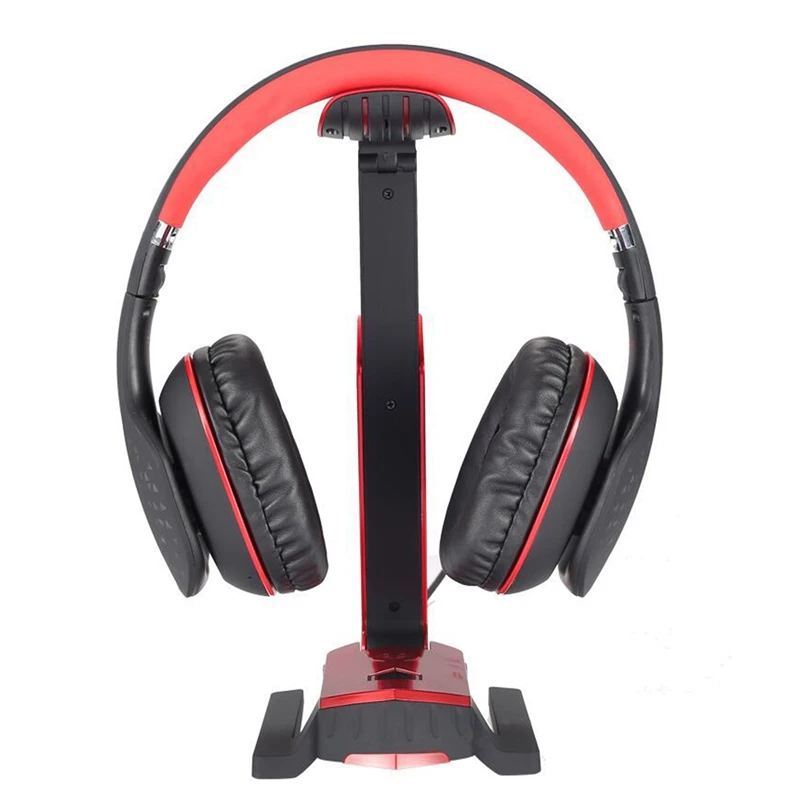 KOTION EACH GS130 USB Wired Microphone Gaming 360 Omnidirectionnel with Headset Stand and LED Light for Desktop Dual Microphone