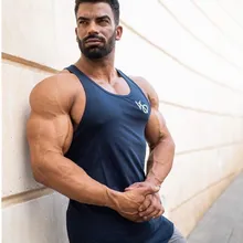 Майка для занятий фитнесом, для занятий спортом на открытом воздухе, для занятий в тренажерном зале, для бега, в форме буквы I, эластичный дышащий жилет, рубашка без рукавов