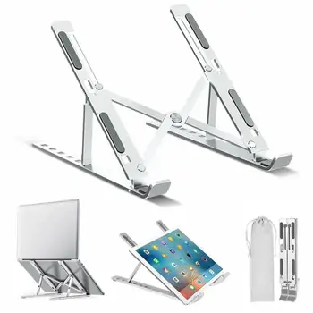 

Portable Laptop Stand Aluminium Foldable Macbook Pro Support Adjustable Notebook Holder Tablet Base For PC Computer Accessories