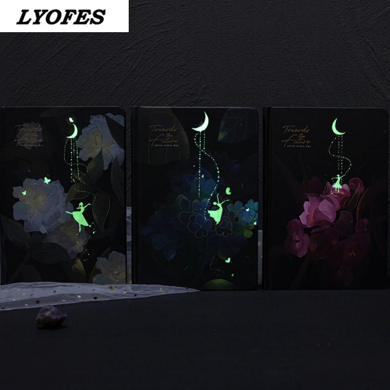 

Creative Luminous Notebooks and Journals Office Accessories School Supplies Notepads Stationery Cute Agenda Planer 2020 2022