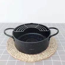 Японская фритюрница с антипригарным покрытием, кастрюля Maifanitum, цветной суп с двумя ушами, суповарка, газовая плита, обычная утолщенная