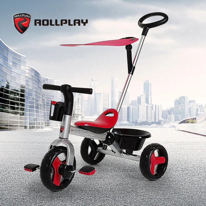 

Children's tricycle bicycle baby stroller can push the bicycle