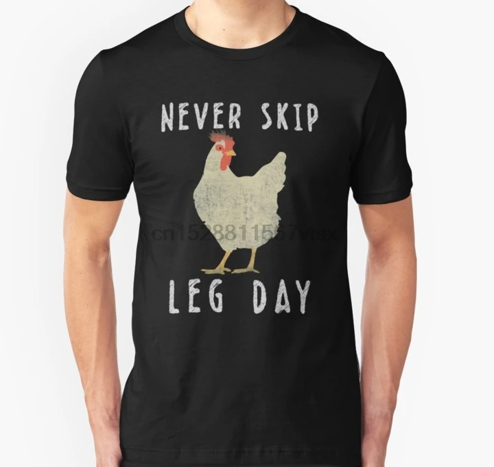 

Men tshirt Never Skip Leg Day T Shirt Printed T-Shirt tees top