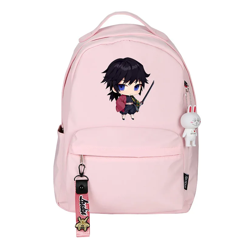 stylish backpacks for teenage girl Demon Slayer: Kimetsu no Yaiba Women Backpack Mochila Feminina Waterproof Travel Bagpack Pink Bookbag Girls School Bags Rugzak trendy laptop backpacks
