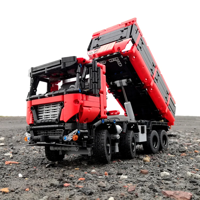 BuildMOC городская полиция NextGen SCANIA строительные блоки для грузовиков наборы корабля