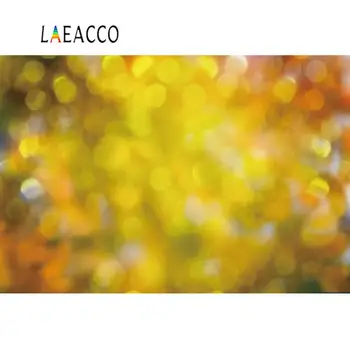 

Laeacco Golden Fantasy Polka Dots Light Bokeh Love Baby Newborn Portrait Photography Backdrops Photocall Photo Backgrounds
