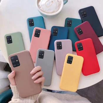 

Soft Silicone Cover For Samsung Galaxy M31 M21 M11 A01 A21 A31 A21S A41 A51 A71 A10 A10S A20 A20S A30 A30S A50 A40 A20E Case Gel