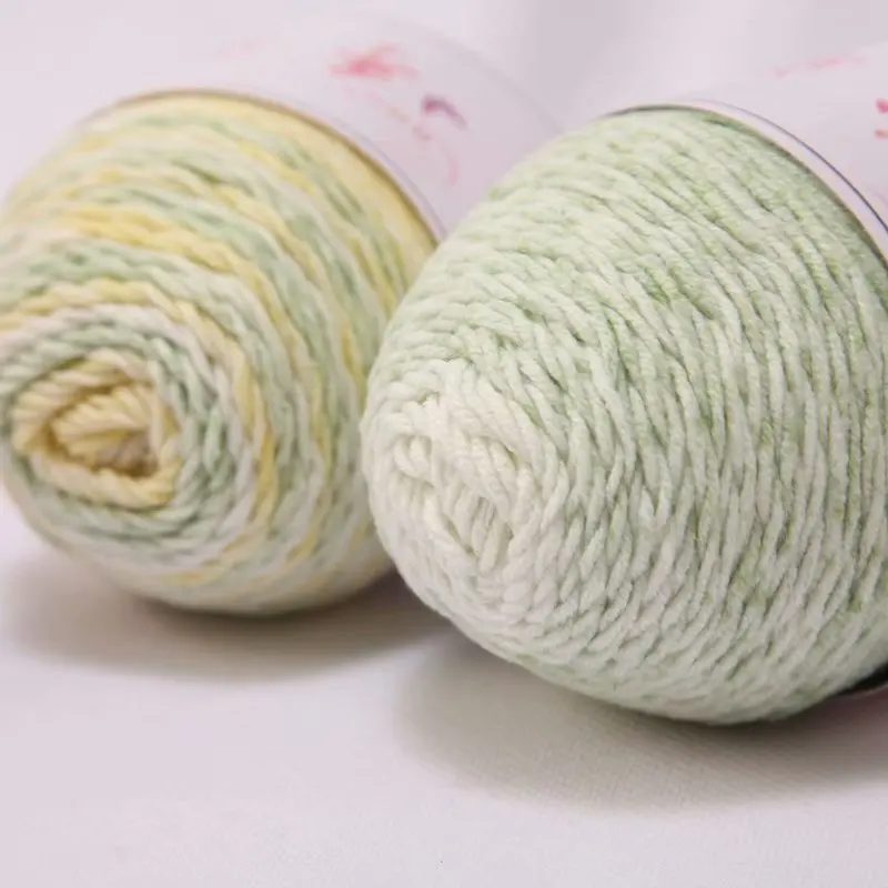 Soft Milk Cotton Yarn For Baby Hand Knitting Crochet Yarn for DIY Sweater Sock Scarf Hat