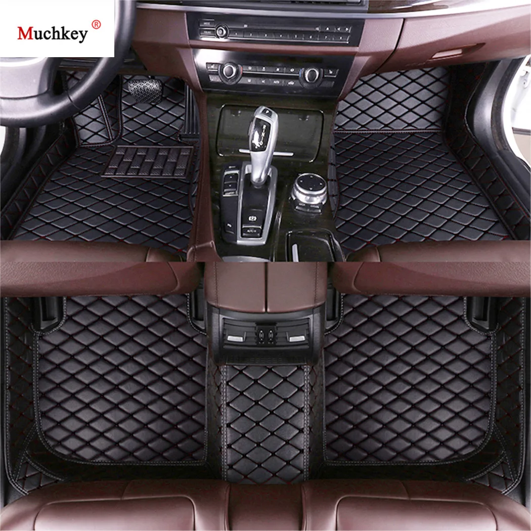 Заказные зимные автомобильные коврики для Peugeot 508 2004 2005 2006 2007 2008 2009 2010 кожа Коврики