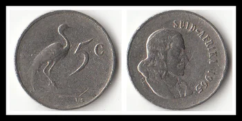 

South Africa 5 cents Coins Africa Original Coin Collectible Edition Real Rare Commemorative Random Year