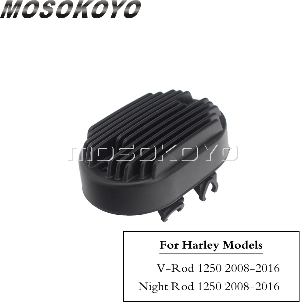 Мотоцикл Напряжение выпрямителя ребристая чехол регулятор для Harley V-Rod VRod Night стержень 1250 2008- 2012 2013