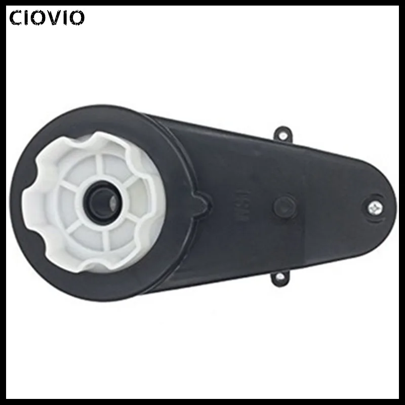 CIOVIO 1* мотор-редуктор коробка передач, высокое качество RS570 35000RPM Коробка передач, украшенное мозаикой из драгоценных камней, 12V мотор для детей ездить на автомобилях двигатель с редуктором