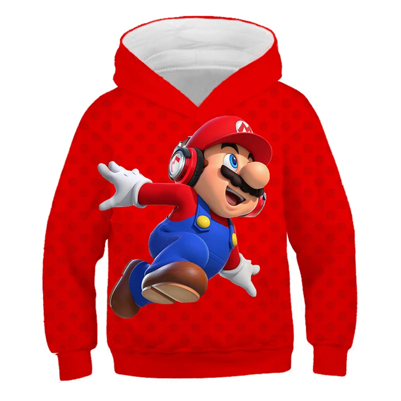 TNT938 Moda masculina; толстовки с капюшоном; детская Кирби Марио Dos Desenhos Animados 3D Impressão унисекс Moletom Infantil Menino Com Capuz уличная Повседневное Топы - Цвет: TNT938