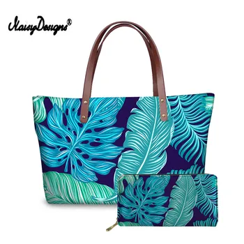 

Custom 2019 Women Casual Handbags Tropical Pattern Big Capacity Shoulder Bags for Ladies Purse Messenger Bag Tote Dropshipping