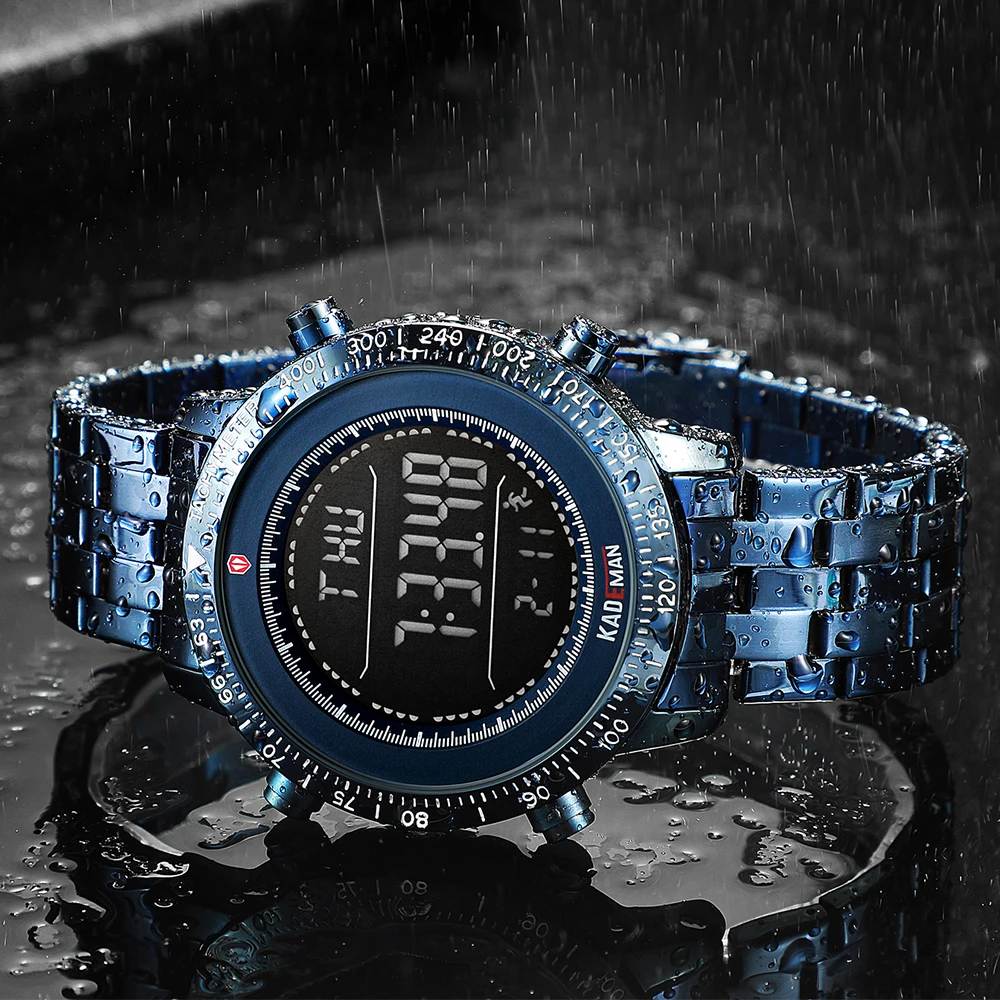 digital watch with step counter