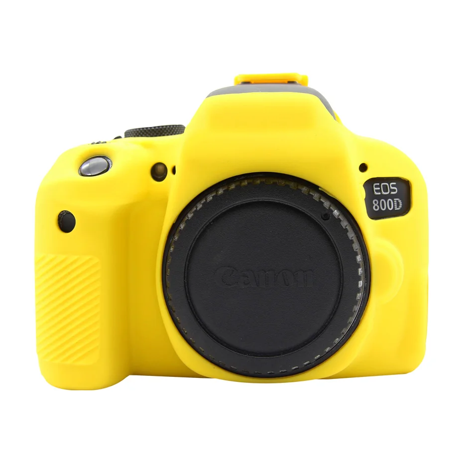 TENENELE Мягкие силиконовые чехлы сумка для Canon EOS 800D/Rebel T7i Цветной Резиновый чехол-Обложка для Canon Kiss X9i сумки для камеры аксессуар
