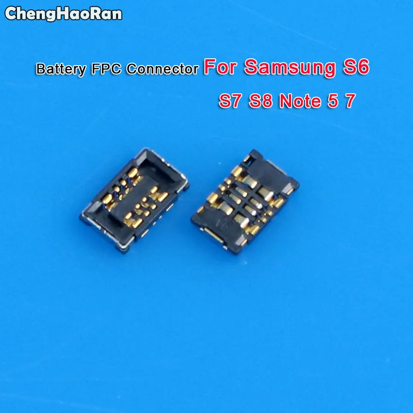 ChengHaoRan Inner FPC Battery Clip Contact Connector Replacement For Samsung S6 S7 S8 NOTE5 NOTE7 G9300 battery Flex Cable | Мобильные
