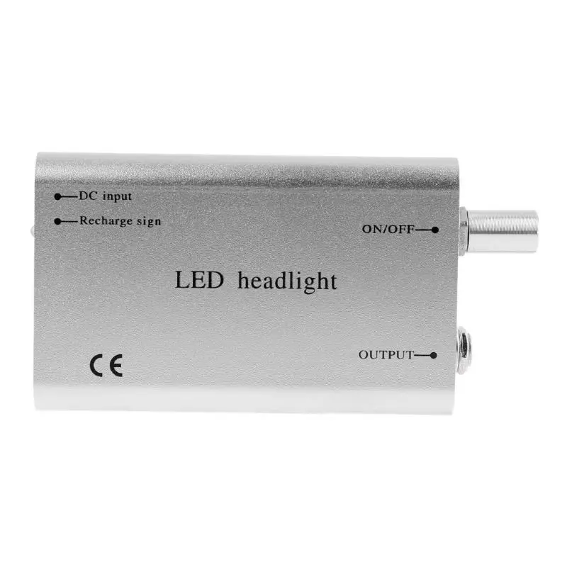 Goede Oplaadbare Portable 5W Koplamp met Filter voor Dental Loupe Dental Lab Medische Loupe Verrekijker Vergrootglas Chirurgische