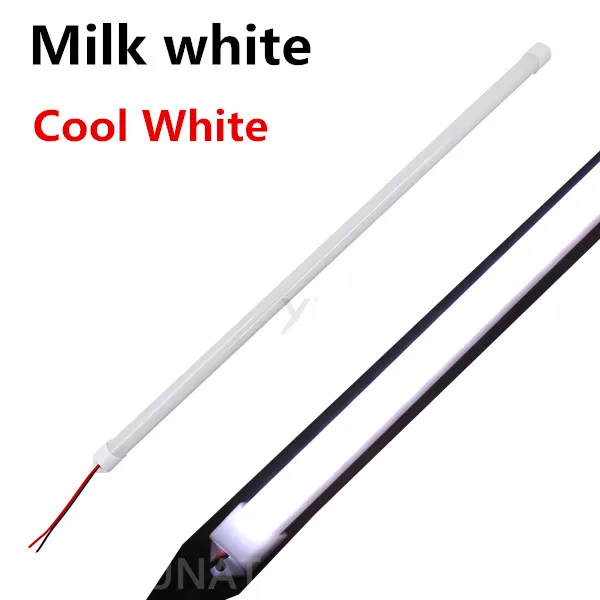 Светодиодный светильник для бара DC12V 72 светодиодный s/pc 0,5 м/катушка водонепроницаемый уличный холодный белый/теплый белый светодиодный Жесткий полосы 5730 5630 Светодиодная лента - Испускаемый цвет: Milk white