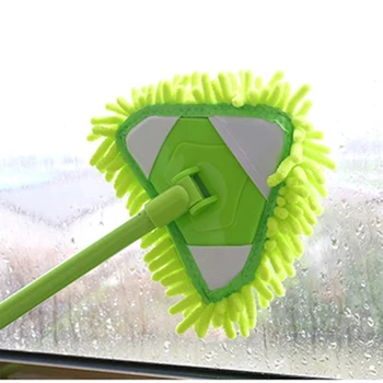 

180 Degree Rotatable Adjustable Triangular Cleaning Mop Home Wall Ceiling Floor Cleaning Mop BDF99