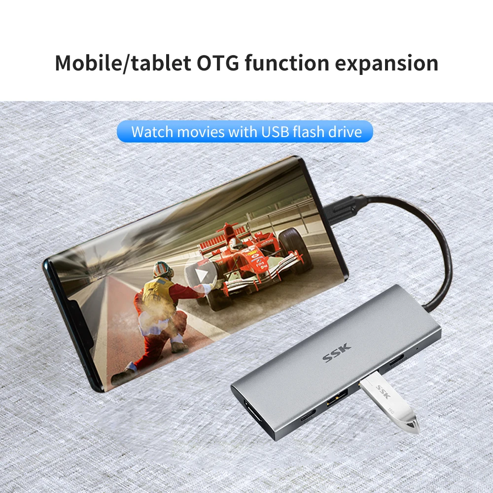 4K HDMI USB C Dock and SSK 2.5-inch USB C to SATA External Hard Drive Enclosure Bundles SSK USB C 10Gbps Hub 2 USB A 3.2 Gen2 10Gbps 5-in-1 Type C Multiport Adapter with 2 USB C 3.2 Gen2 10Gbps 4K HDMI USB C Dock and SSK 2.5-inch USB C to SATA External Hard Drive Enclosure Bundles SSK USB C 10Gbps Hub 2 USB A 3.2 Gen2 10Gbps 5-in-1 Type C Multiport Adapter with 2 USB C 3.2 Gen2 10Gbps