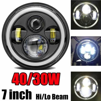 

1pcs 7 Inch LED 30W/40W Universal Motorcycle Headlight LED Headlamps for Automotive ATV SUV